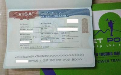 Xin chúc mừng chị Nguyễn Thị Nhài đã có visa du lịch Hàn Quốc